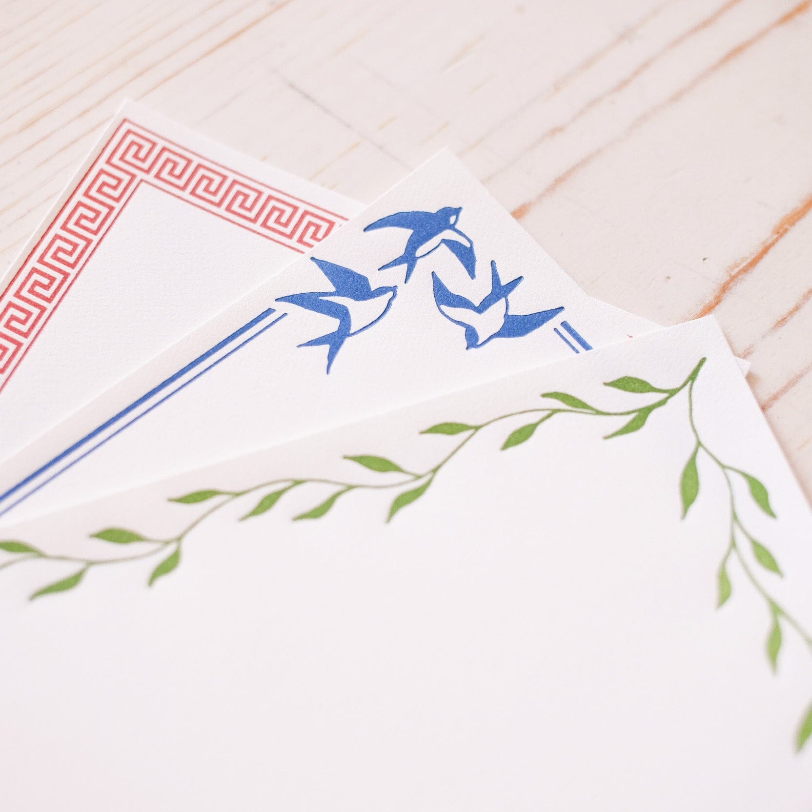 Letterpress Writing Stationery - Small Writing Stationery Papillon Press 