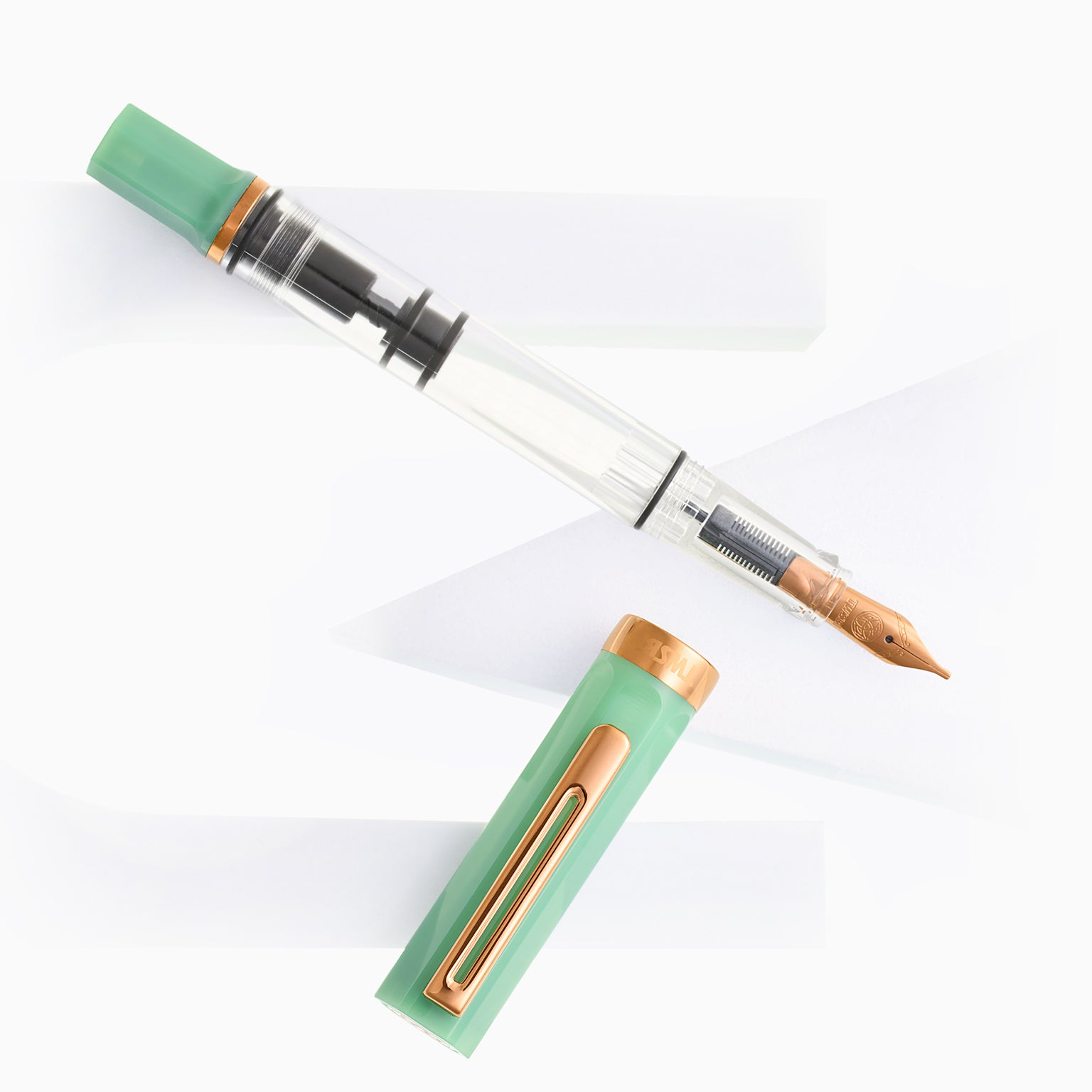TWSBI ECO Jade Jelly & Bronze Fountain Pen