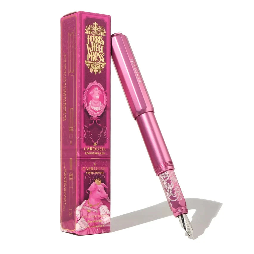 Aluminum Carousel Fountain Pen - Little Miss Jubilee Fountain Pen Ferris Wheel Press 