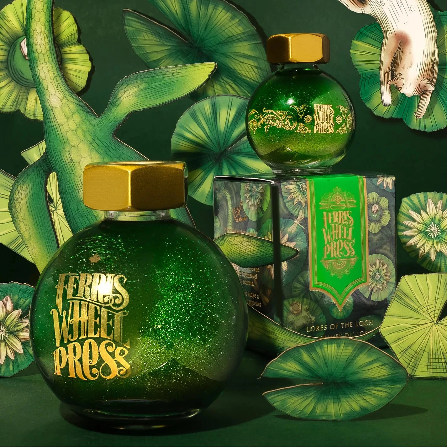 FerriTales - Bestiary Series - Lores of the Loch - 85ml Bottled Ink Ferris Wheel Press 