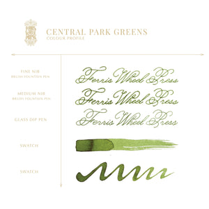 38ml - Central Park Greens Ink Bottled Ink Ferris Wheel Press 