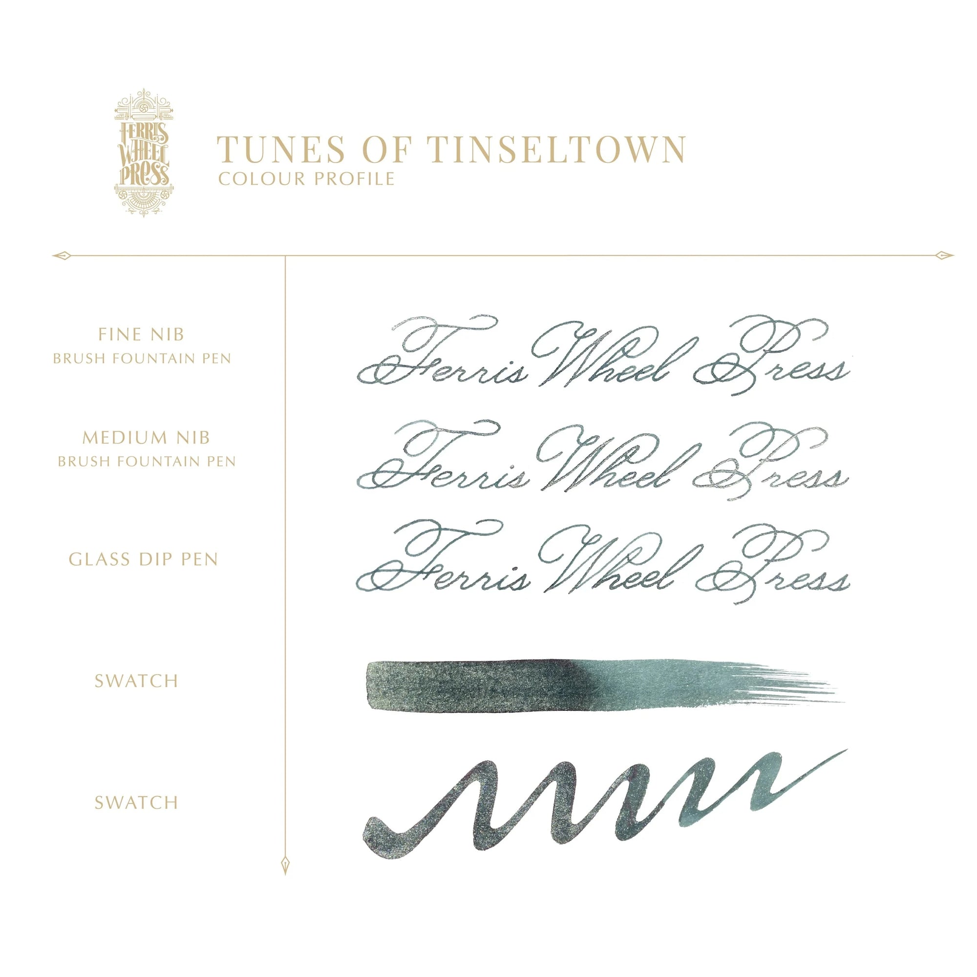 38 ml - Tunes of Tinseltown Bottled Ink Ferris Wheel Press 