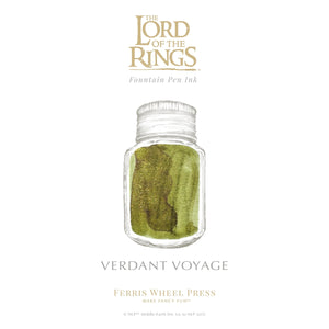 FWP x LOTR - Verdant Voyage - 28ml Bottled Ink Ferris Wheel Press 