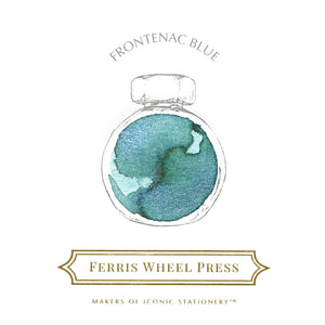 38ml - Frontenac Blue Ink Bottled Ink Ferris Wheel Press 