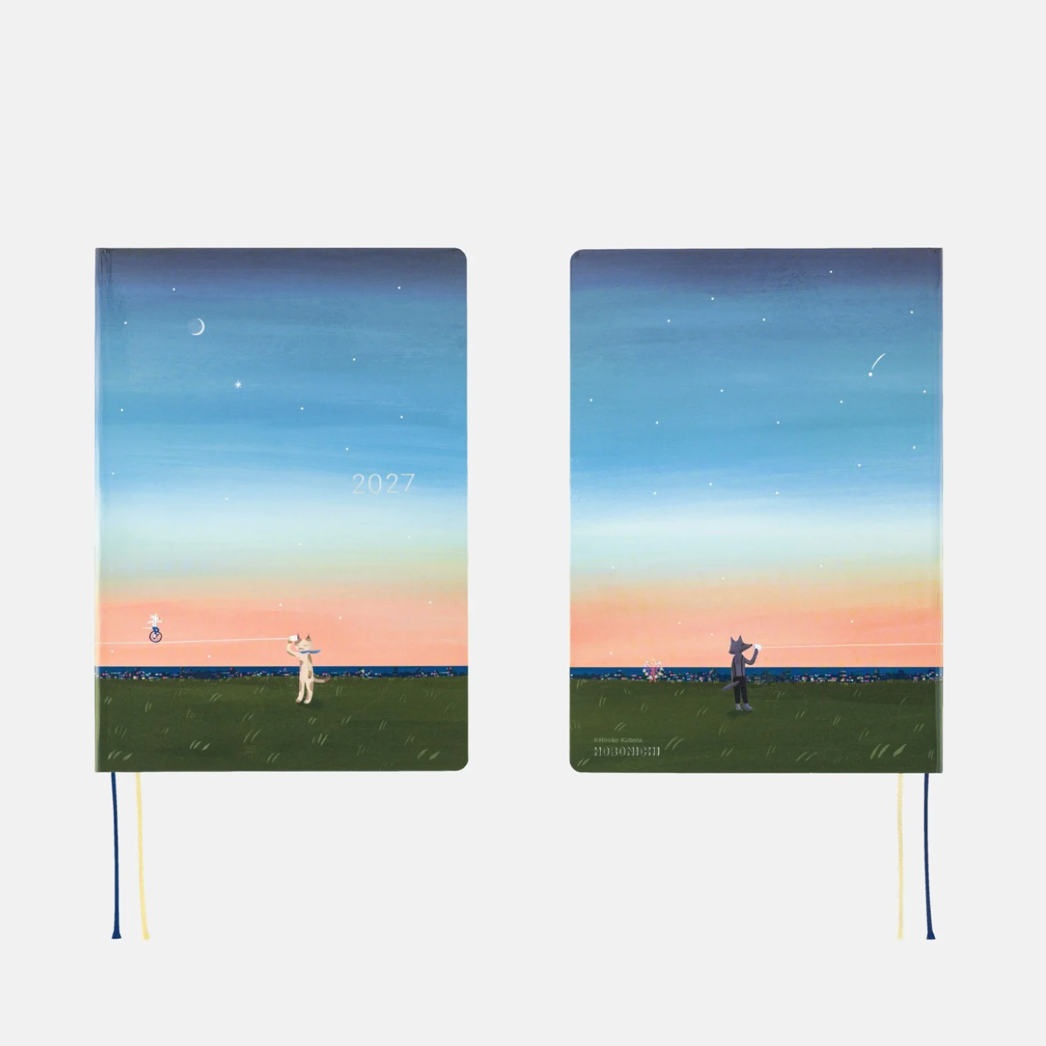 Hobonichi Techo 2027 HON A6 Hiroko Kubota: String Telephone Until the Moon is Full