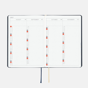 Hobonichi Techo 2027 HON A6 Slash - Navy