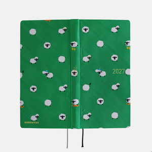 Hobonichi Techo 2027 Weeks Bow & Tie: Sheep Sheep Sheep