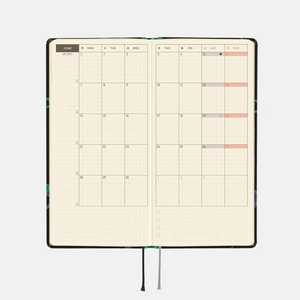 Hobonichi Techo 2027 Weeks Natal Design: Lucky Swallow