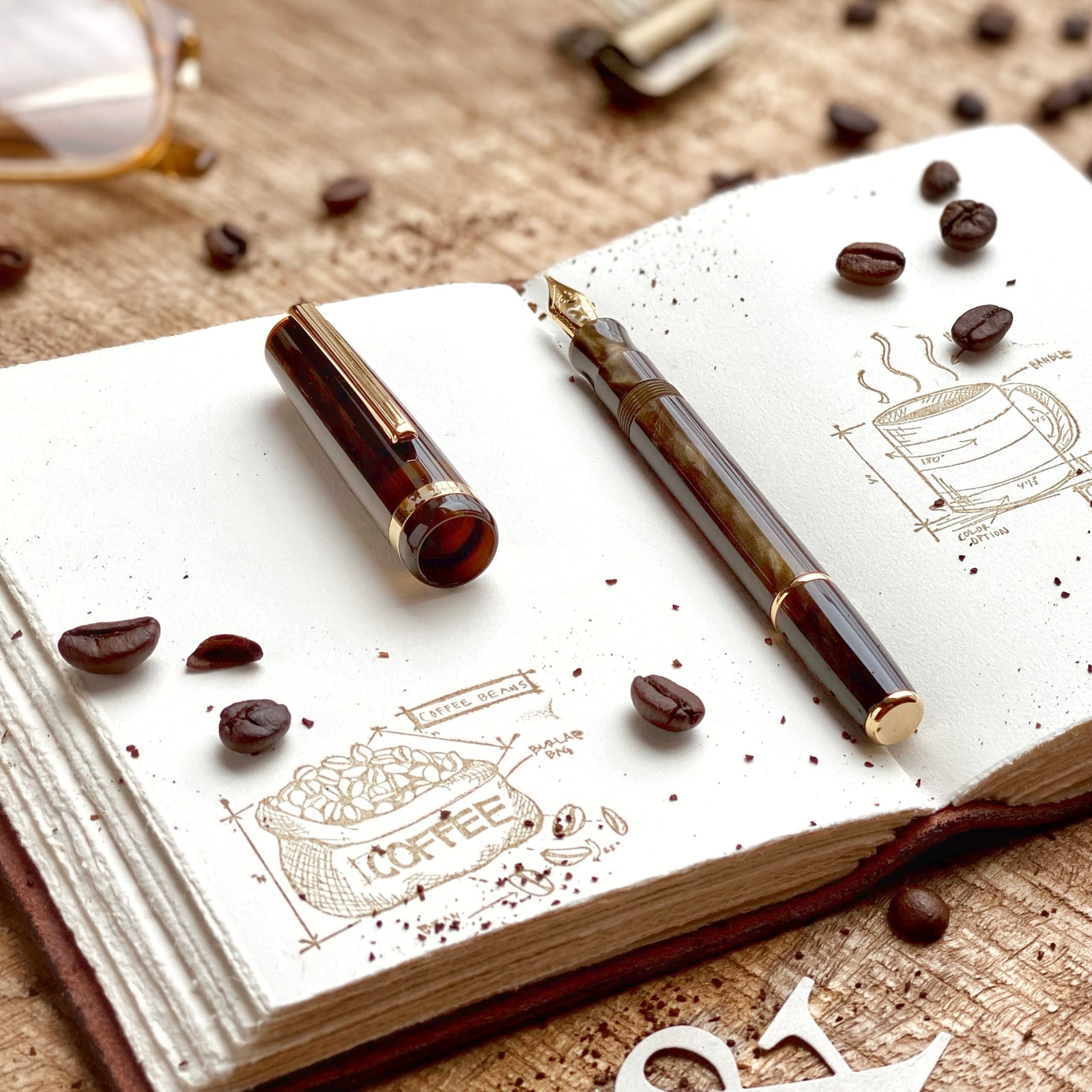Esterbrook JR Pocket Pen - Pumpkin Latte