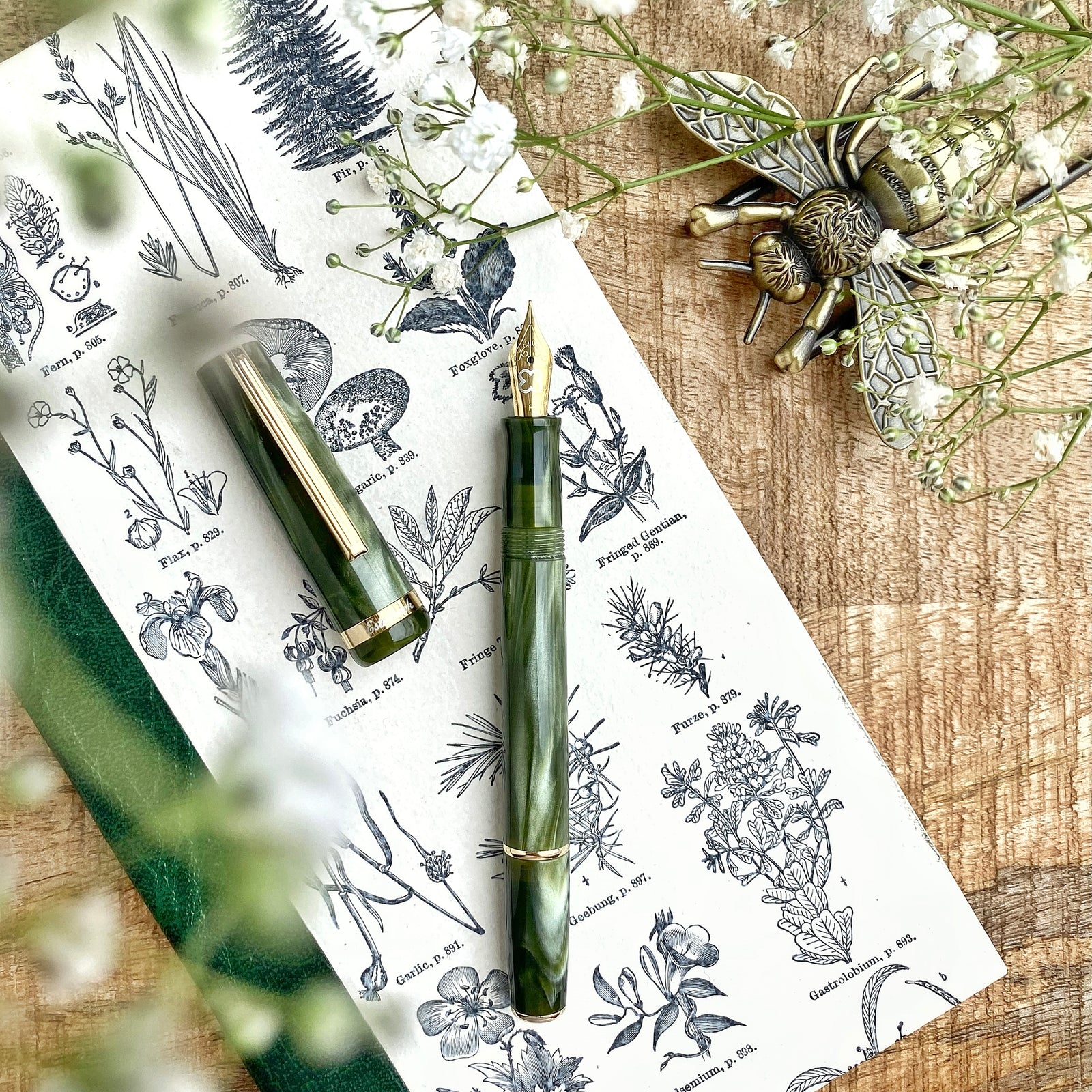 Esterbrook JR Pocket Pen - Palm Green