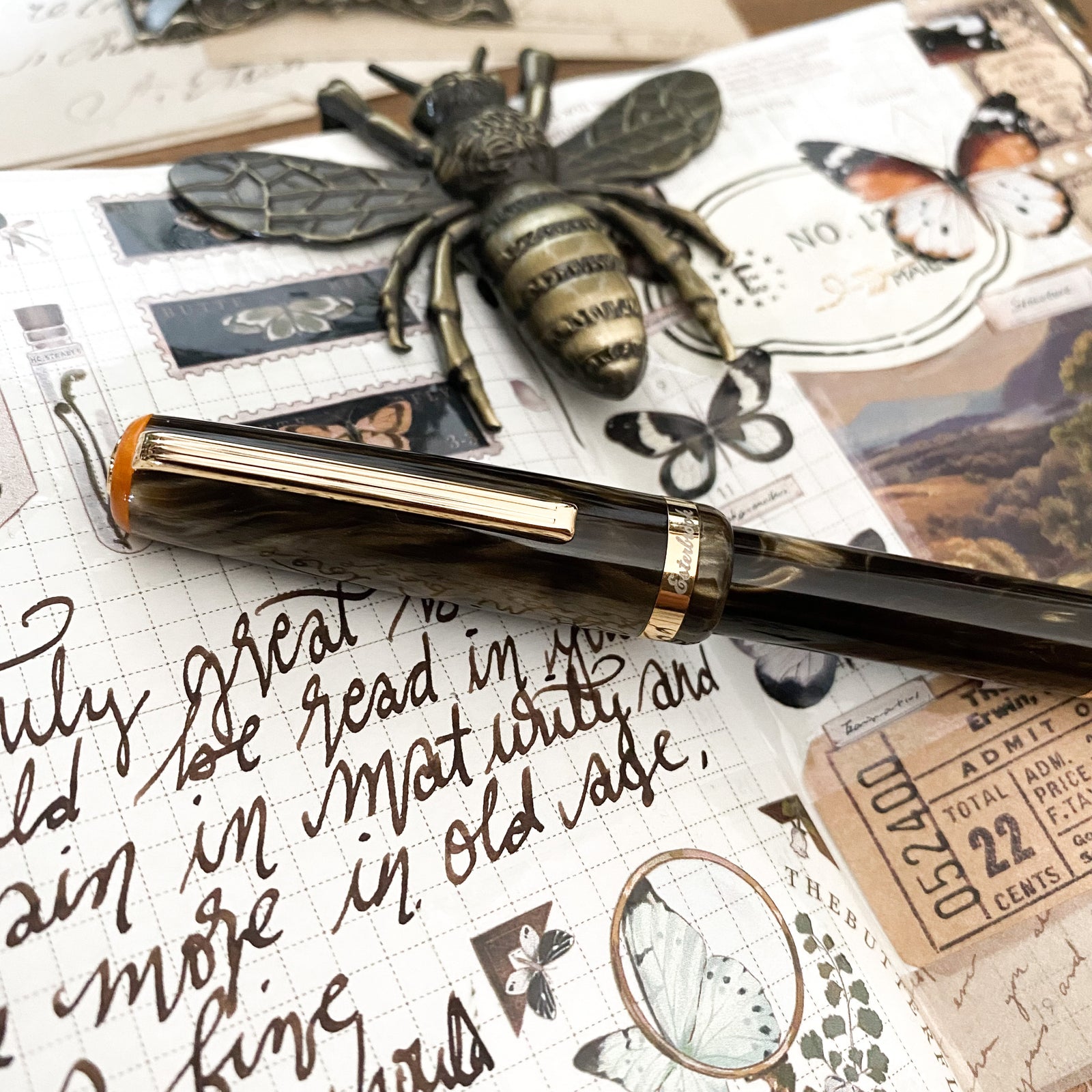 Esterbrook JR Pocket Pen - Pumpkin Latte