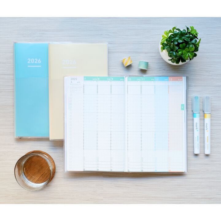 Jibun Techo 2026 Diary - A5 Slim Planner Kokuyo 
