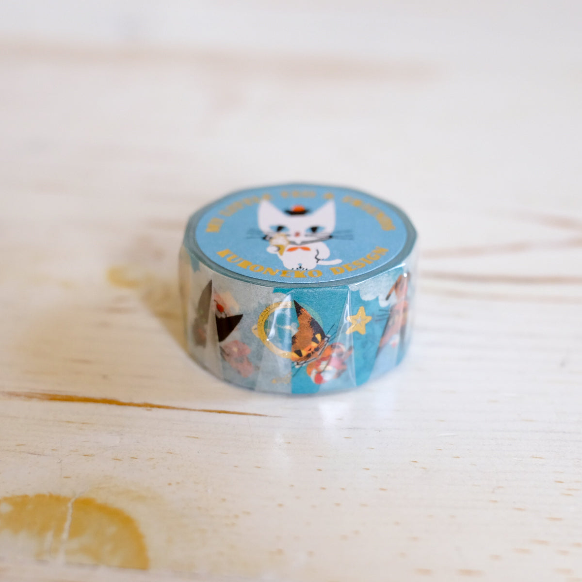 Kuroneko Design Washi Tape