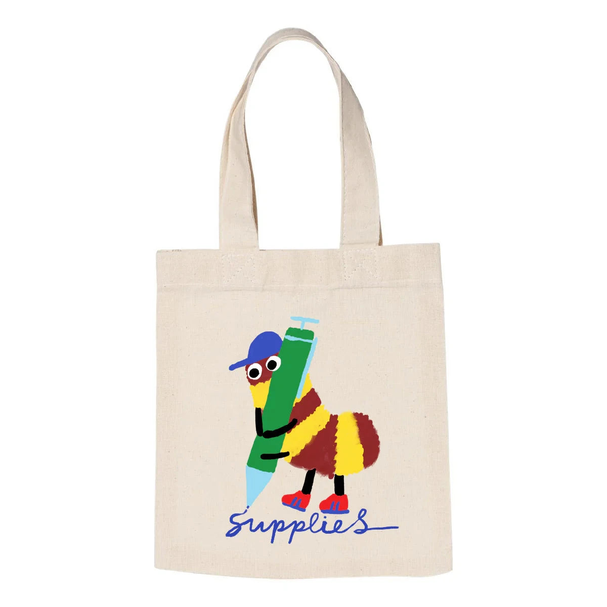 Scribble Bug Mini Canvas Tote