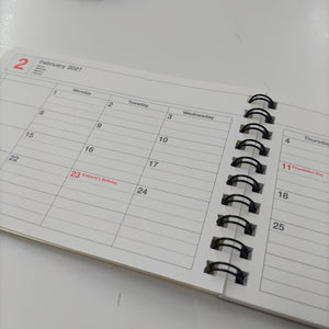 Notebook Calendar 2027 – Monthly Planner with Notes B7, XS Planner MARK'S Inc. 