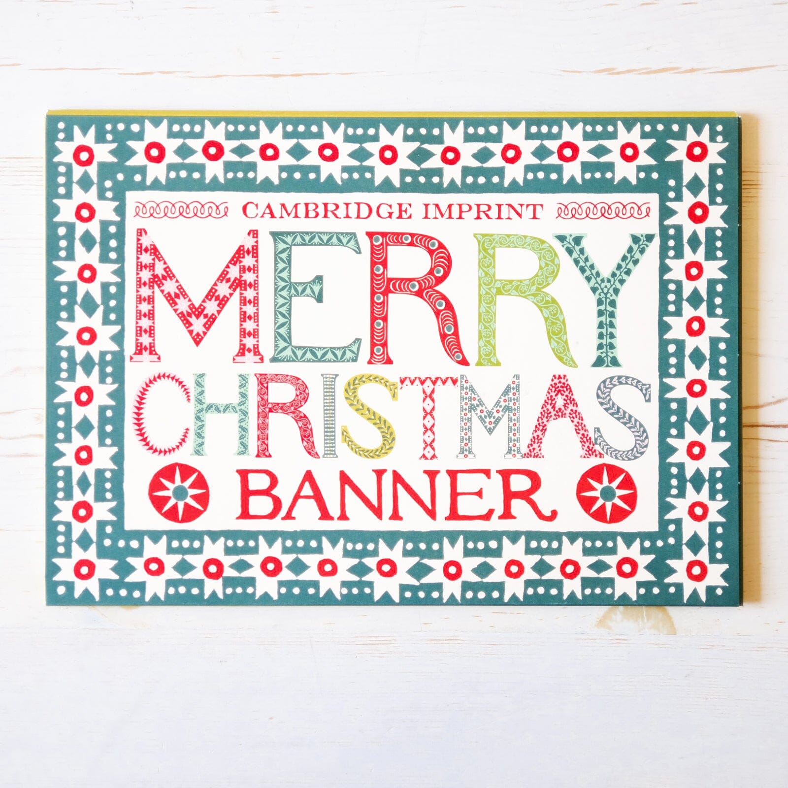 Merry Christmas Banner Banner Cambridge Imprint 