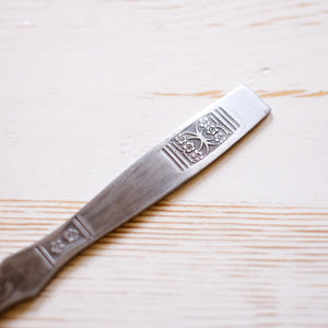 Vintage Letter Opener - Steel Scrollwork Letter Opener Antique Item 