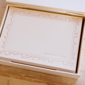 Custom Letterpress Stationery Notecards Custom Stationery Papillon Press 