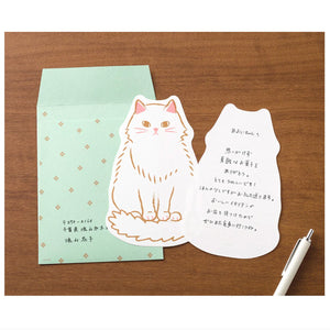 Die Cut Animal Letter Set Writing Stationery Midori 