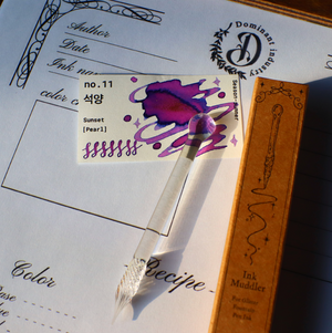 Glass Ink Muddler and Dip Pen