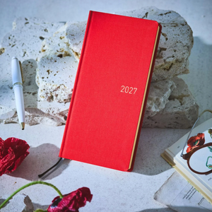 Hobonichi Techo 2027 Weeks Colors: Poppy Red