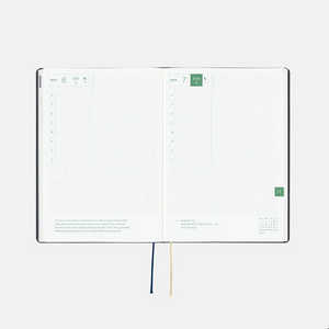 Hobonichi Techo 2027 HON A5 Slash - Navy