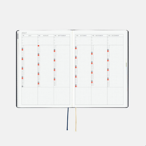 Hobonichi Techo 2027 HON A5 Slash - Navy