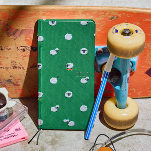 Hobonichi Techo 2027 Weeks MEGA Bow & Tie: Sheep Sheep Sheep
