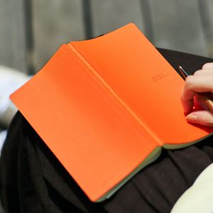 Hobonichi Techo 2027 Weeks MEGA Sneaker: Mandarin Orange