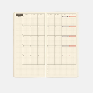 Hobonichi Techo 2027 Weeks MEGA Sneaker: Lime Green