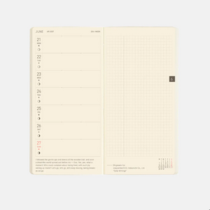 Hobonichi Techo 2027 Weeks MEGA Sneaker: Lime Green