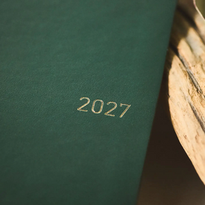 Hobonichi Techo 2027 Weeks Leather: Forest Green