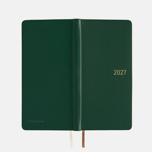 Hobonichi Techo 2027 Weeks Leather: Forest Green