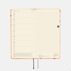 Hobonichi Techo 2027 Weeks MOTHER: Mr. Saturn Pattern