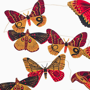 Colorful Butterflies Sewn Garland