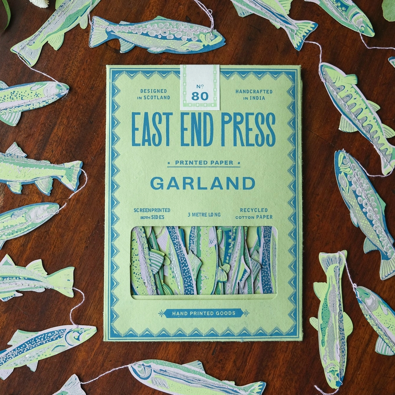 Tasty Anchovies Sewn Garland