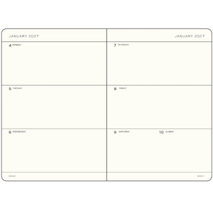 Weekly Planner 2027, 12 Months - Softcover