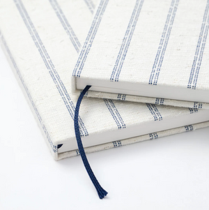 A5 notebook - Bishu Blue Stripe