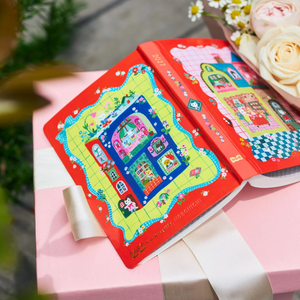 Hobonichi Techo 2027 HON A5 Yumi Kitagishi: White Cat and Rabbit’s Tea Room
