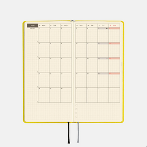 Hobonichi Techo 2027 Weeks Colors: Canaria Yellow