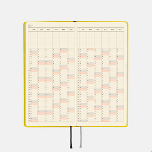 Hobonichi Techo 2027 Weeks Colors: Canaria Yellow