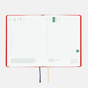 Hobonichi Techo 2027 HON A6 Yumi Kitagishi: White Cat and Rabbit’s Tea Room