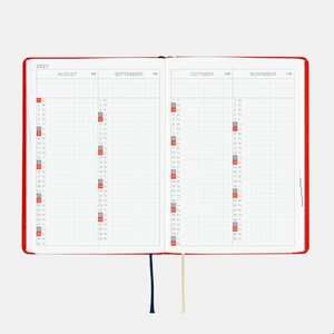 Hobonichi Techo 2027 HON A6 Yumi Kitagishi: White Cat and Rabbit’s Tea Room