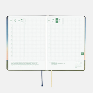 Hobonichi Techo 2027 HON A6 Hiroko Kubota: String Telephone Until the Moon is Full