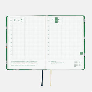 Hobonichi Techo 2027 HON A6 Bow & Tie: Sheep Sheep Sheep