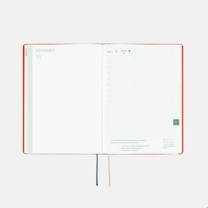 Hobonichi Techo 2027 HON A5 Yumi Kitagishi: White Cat and Rabbit’s Tea Room