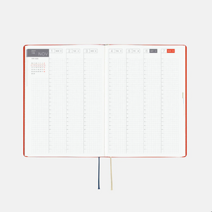 Hobonichi Techo 2027 HON A5 Yumi Kitagishi: White Cat and Rabbit’s Tea Room