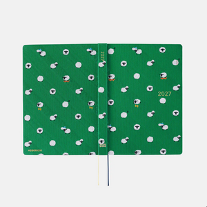 Hobonichi Techo 2027 HON A5 Bow & Tie: Sheep Sheep Sheep