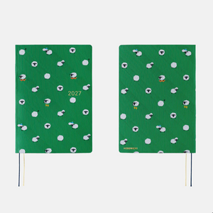 Hobonichi Techo 2027 HON A5 Bow & Tie: Sheep Sheep Sheep