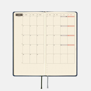 Hobonichi Techo 2027 Weeks MEGA Colors: Midnight Blue
